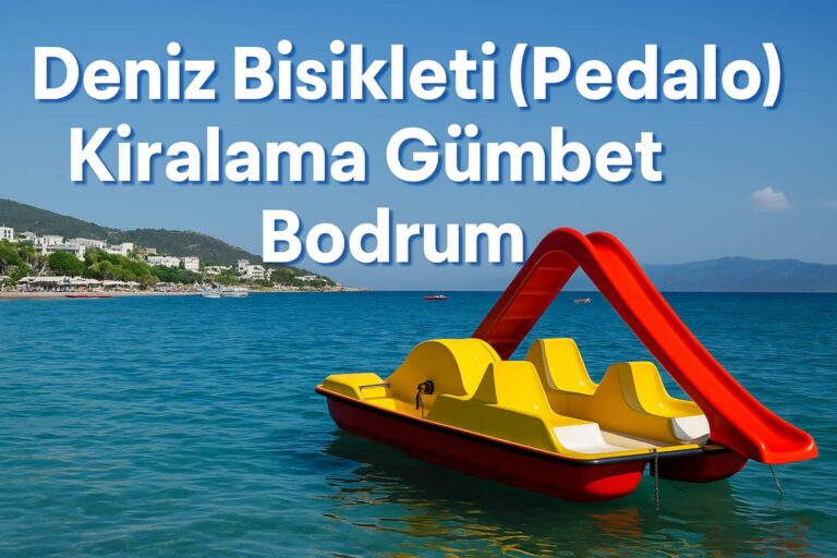 Deniz Bisikleti Pedalo Kiralama Gümbet Bodrum